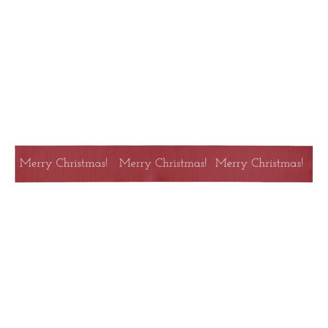 Ruban Gros-grain Merry Berry Christmas Ribbon (Devant)