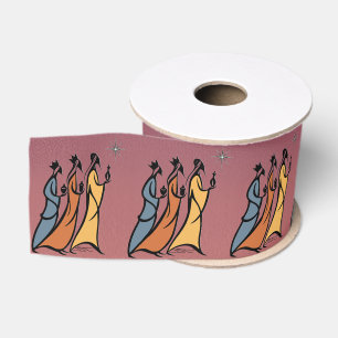 Ruban Gros-grain Minimaliste Trois Rois Mages