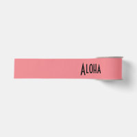 mot d'impression saumon aloha