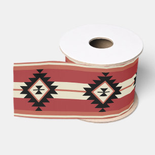 Ruban Gros-grain Motif aztèque