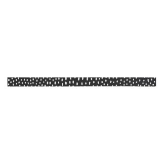 Ruban Gros-grain motif de points faits à la main dessin enfantin fo