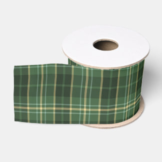 Ruban Gros-grain Motif tartan russe plaid Noël