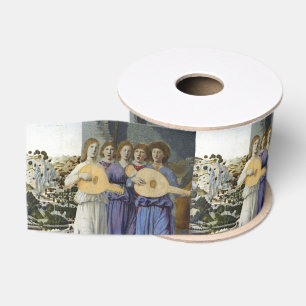 Ruban Gros-grain NATIVITÉ,ANGES DE NOËL par PIERO DELLA FRANCESCA