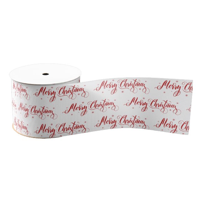 Ruban Gros-grain Noël Grosgrain Ribbon (Bobine)