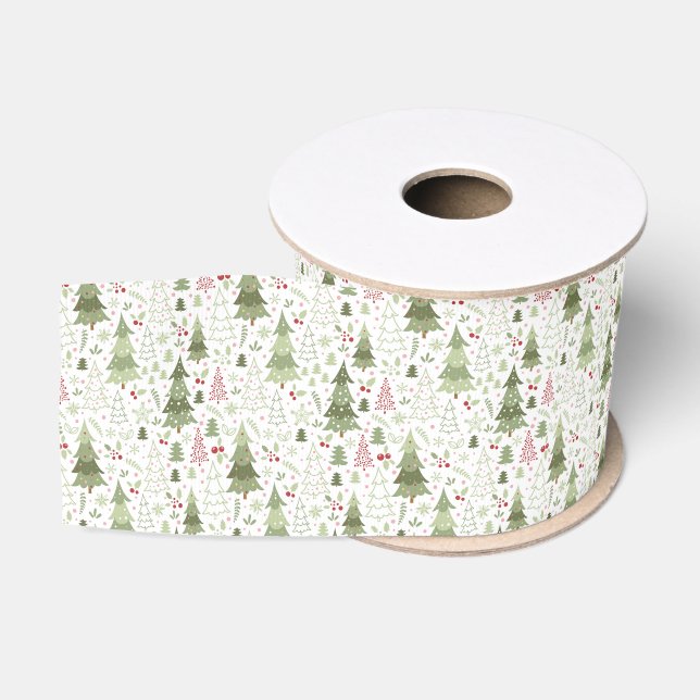 Ruban Gros-grain Noël Grosgrain Ribbon (Bobine)