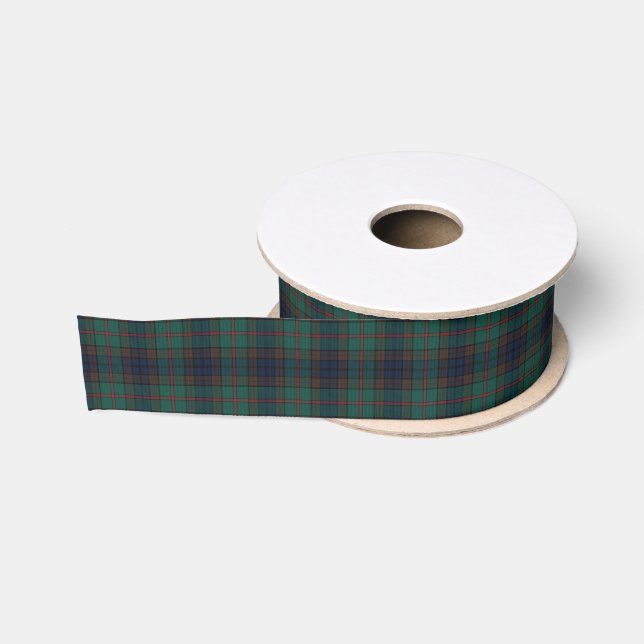 Ruban Gros-grain Nouveau-Zélande Tartan Plaid Motif (Bobine)