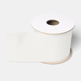 Ruban Gros-grain Nuage Blanc Doux Floconneux Couleur Unie De L'Anné