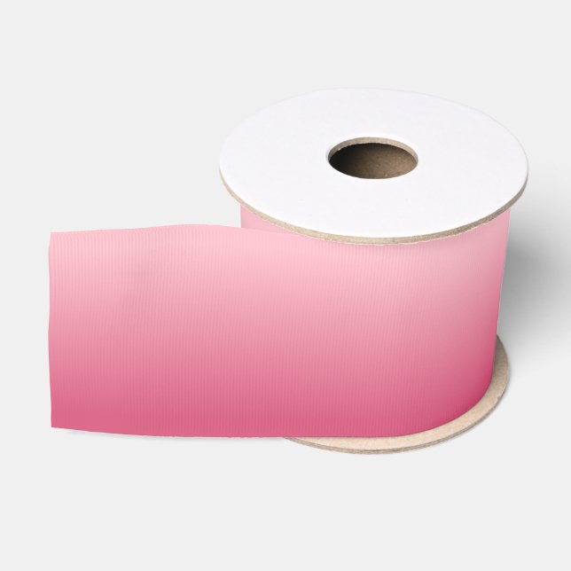 Ruban Gros-grain Ombre rose personnalisée (Bobine)