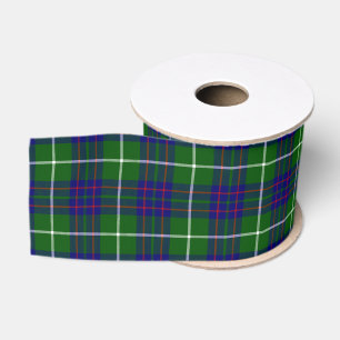 Ruban Gros-grain Panier bleu vert tartan MacIntyre