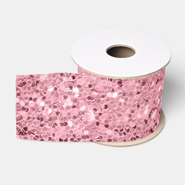 Ruban Gros-grain parties scintillant d'or du Rose de ruban Grosgrai (Bobine)