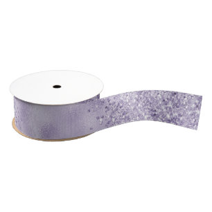 Ruban Gros-grain Parties scintillant violette brillante          