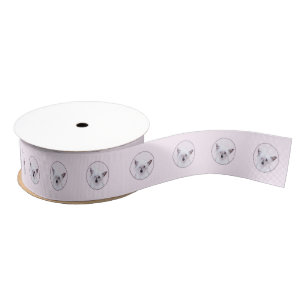 Ruban Gros-grain Peinture chinoise en poudre - Art Chien