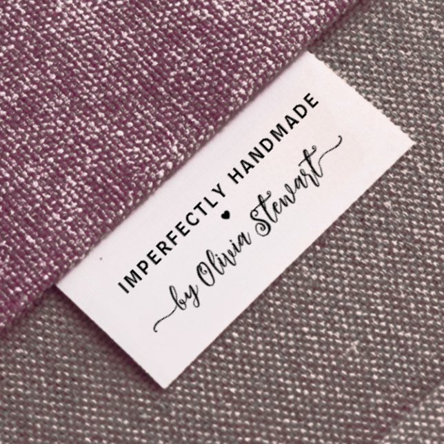 Ruban Gros-grain Personalized Labels for Handmade Items (Créateur téléchargé)