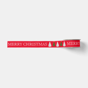 Ruban Gros-grain Personnalisé Customisé Joyeux Noël Grosgrain
