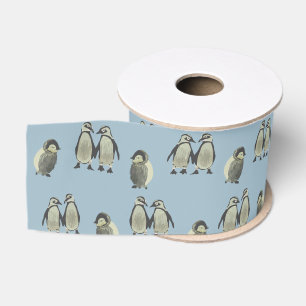 Ruban Gros-grain Pingouins