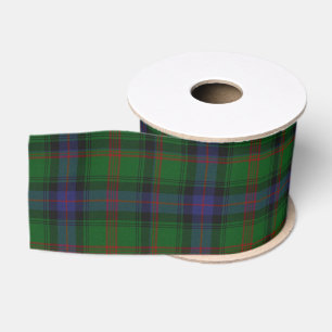 Ruban Gros-grain Plaid bleu vert tartan Park