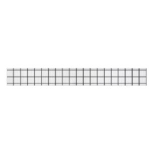 Ruban Gros-grain Plaid noir et blanc