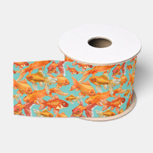 Ruban Gros-grain Poisson d'or