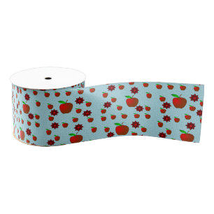Ruban Gros-grain pomme rouge ruban décoratif