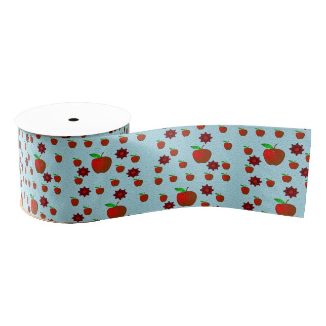 Ruban Gros-grain pomme rouge ruban décoratif (Bobine)