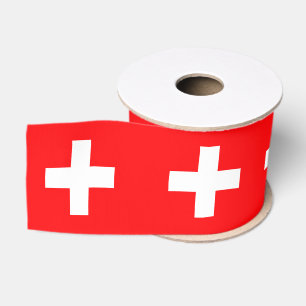 Ruban Gros-grain Premiers secours, médicaments (croix), aide / Drap