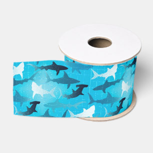 Ruban Gros-grain requins !