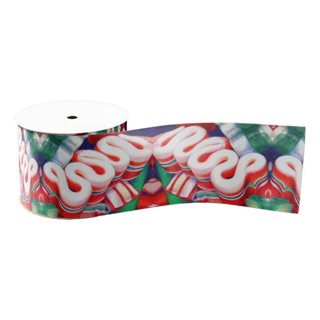 Ruban Gros-grain RIBBON CANDY 3" Large Grosgrain Ribbon (Bobine)