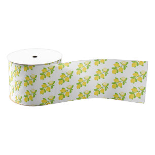 Ruban Gros-grain Ribbon citrons