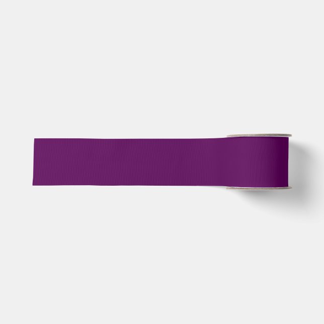 Ruban Gros-grain Rocher royal violet saturé (Devant)