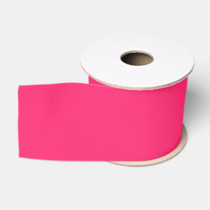 Ruban Gros-grain Rose rouge radical amaranthe de couleur claire