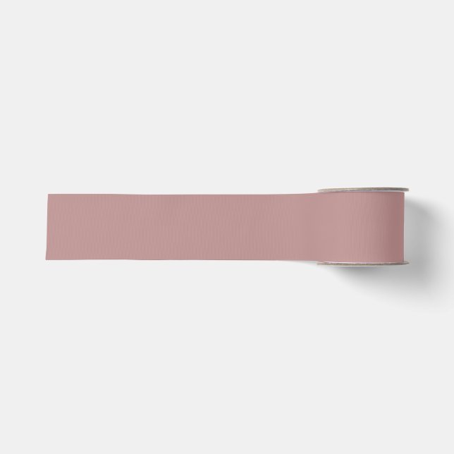 Ruban Gros-grain Rosy Brown couleur solide (Devant)