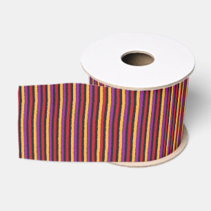 Ruban Gros-grain Ruban à rayures lumineuses d'Halloween