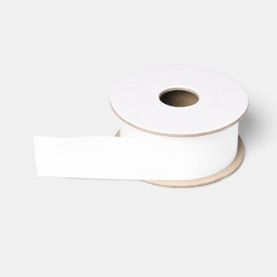 Ruban Gros-grain Ruban blanc solide