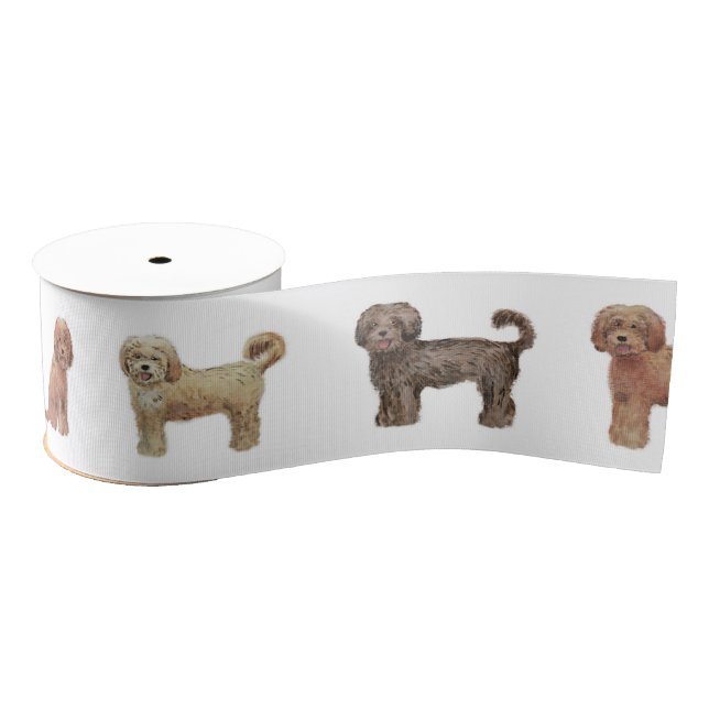 Ruban Gros-grain Ruban de Labradoodle (Bobine)