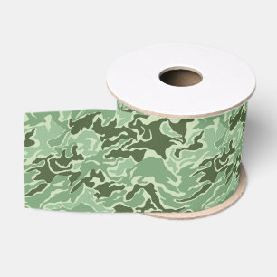 Ruban Gros-grain Ruban de motif de camouflage