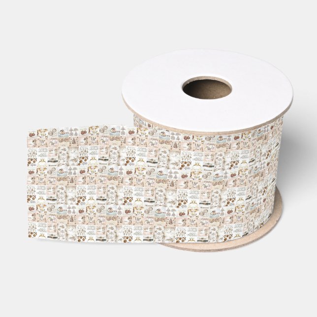 Ruban Gros-grain Ruban décoratif de Noël (Bobine)