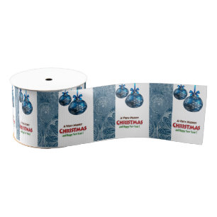 Ruban Gros-grain Ruban décoratif de Noël, Joyeux Noël