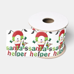 Ruban Gros-grain Ruban décoratif de Noël, Père Noël