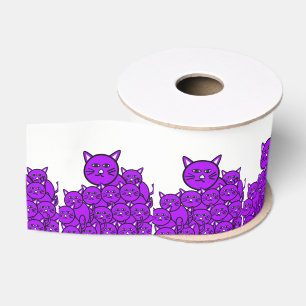 Ruban Gros-grain ruban décoratif enfants chats