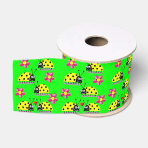 Ruban Gros-grain ruban décoratif enfants ladybugs