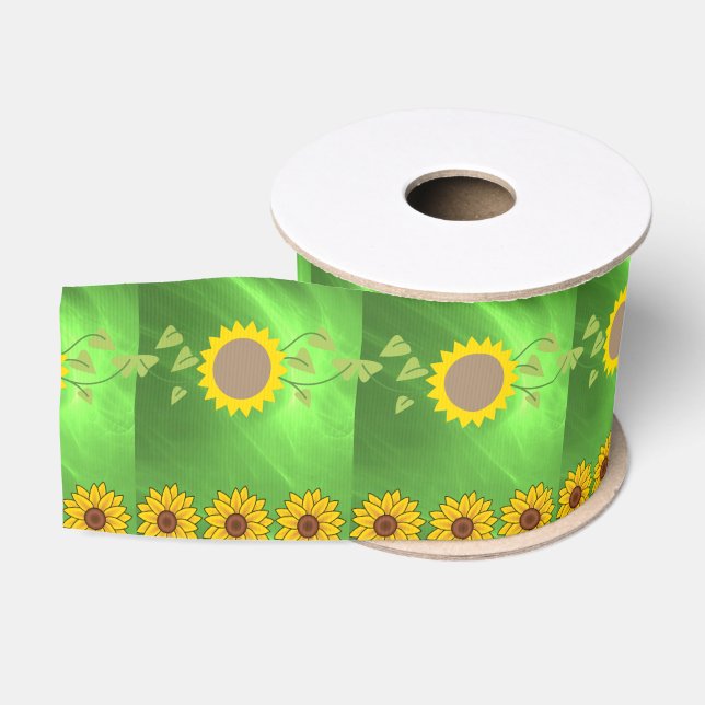 Ruban Gros-grain ruban décoratif floral (Bobine)