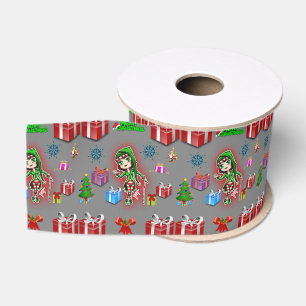 Ruban Gros-grain ruban décoratif noël