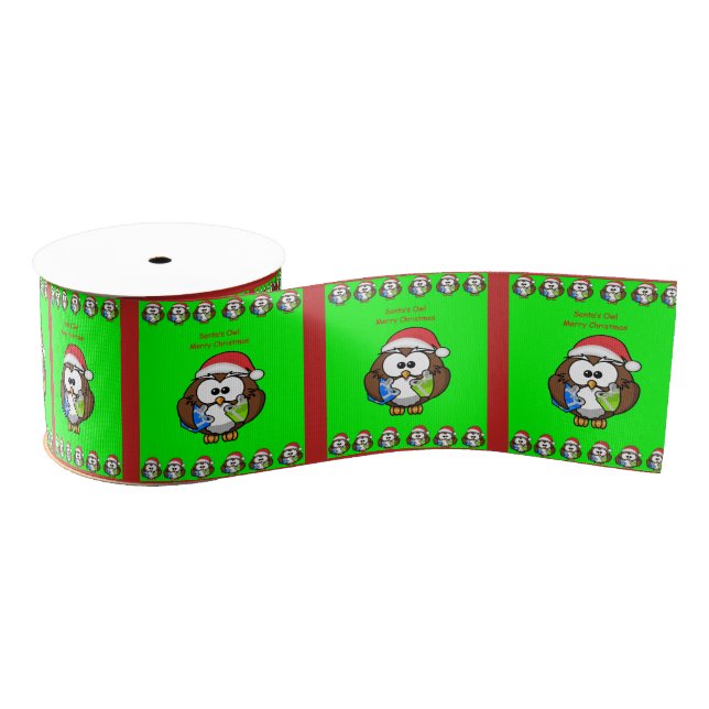 Ruban Gros-grain ruban décoratif noël (Bobine)