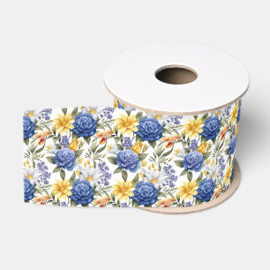 Ruban Gros-grain Ruban d'impression florale