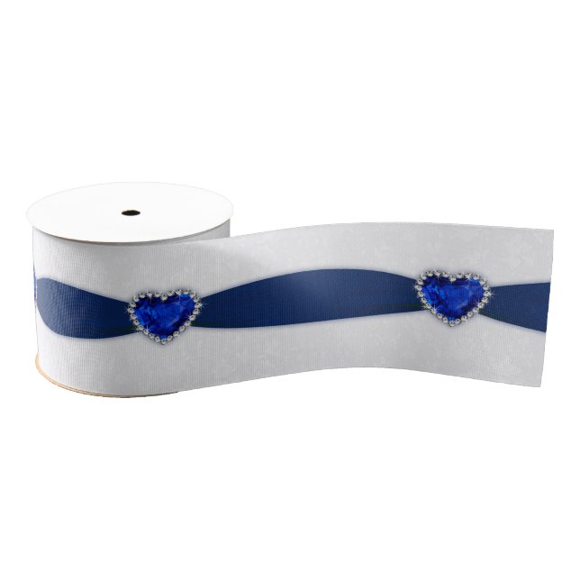 Ruban Gros-grain Ruban doux Damask 45e anniversaire Mariage (Bobine)
