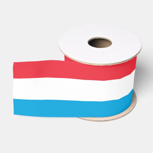 Ruban Gros-grain Ruban Drapeau Luxembourg, mode Luxembourg /sports (Bobine)