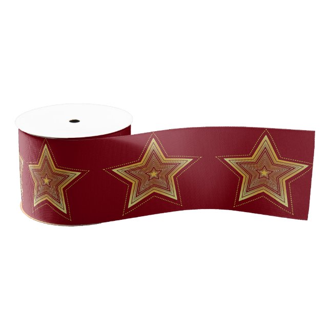 Ruban Gros-grain Ruban Gold Star (Bobine)