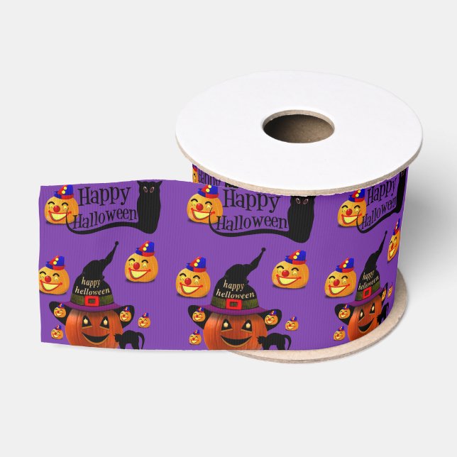 Ruban Gros-grain Ruban Halloween (Bobine)