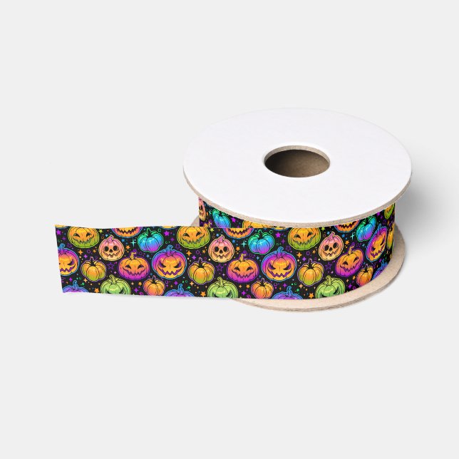Ruban Gros-grain Ruban Halloween Grosgrain (Bobine)