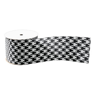Ruban Gros-grain Ruban Houndstooth Grosgrain